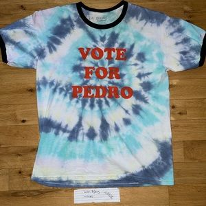 Vote For Pedro Custom Tie Dye T-Shirt